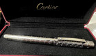 Cartier Santos Rollerball Pen Silver Trim     Luxury Vip Gift 2025  Full Box