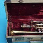 Vintage Super Deluxe Getzen Cornet Tone Balanced  71917 With Case Slide Stuck