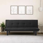 Convertible Futon Sofa Bed Faux Suede Adjustable Backrest Small Space Couch New