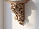 Luxury Heritage Style Handcrafted Wooden Corbel For Palace Vintage Decor