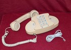 Vintage At t Princess Push Button Phone Beige Used No Cracks