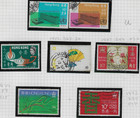 Hong Kong Album Page 12  7used   2 Set M n h  1966-78