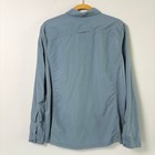 Kuhl Invoke Shirt Womens Xl Blue Gray Long Sleeve Hiking Button Down Pocket 8368
