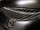 2016-2024 Chevrolet Camaro Fuel Door Black W  Carbon Fiber Inserts Oem Gm