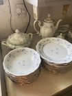 Johann Haviland Bavaria Germany Blue Garland 89 Piece Set