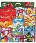 Holiday Card Games Set 6 Pack Tabletop Family Fun Kids And Adults