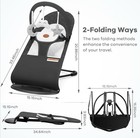 Swayf Portable Baby Bouncer Deluxe Infant 0 Mths To Toddler 18 Mths  New In Box