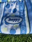 Boppy High Chair Shopping Grocery Cart Liner Seat Cover Blue Stripe Polka Dot