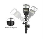 360   Swivel Shoe Flash Bracket Umbrella Stand Holder W  Hot Shoe Mount Adapter