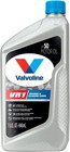 Valvoline Vr1 Racing Sae 50 Motor Oil High Performance 2x Zinc 1 Qt Case Of 6