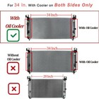 34  Radiator For Chevy Silverado Suburban 1500 2500 Tahoe Gmc Yukon 5 3 6 0 6 2l