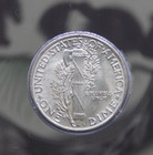 1936  p  Mercury Dime 10c Pcgs Ms64 Fb  full Bands   309 Bu Unc     rattler    ogh