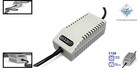 Compact Modern Gray Power Supply For Commodore 128 - High-quality Design