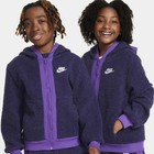 Nike Sportswear Club Fleece Full-zip Winterized 2pc Set Kids Medium 10-12 Purple