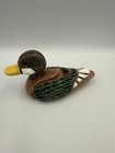 Vintage Peruvian Leps Style Pottery Duck Figurine  Folk Art