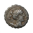 Ti  Claudius A p n  Nero Silver Denarius 79 Bc Ancient Roman Republic