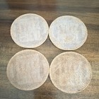 Great Lakes Brewing Co  Round Leather Beer Coasters Set Lot Of 4