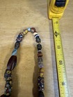 Rare  Native American Old Pawn Necklace  Trade Bead Necklace Multicolored