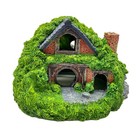 Aquarium Decoration Fish Tank Decorations Resin House Cave Ornament Reptile Cave