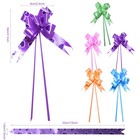 50 Pcs 5 Colors Gift Wrapping Pull Bows Decorative Wedding Party Ribbon