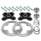2 Front rear Wheel Hub   Rotor Kit For Polaris Rzr Xp 1000 Rzr Xp 4 1000 Rzr Rs1