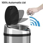8 Gal  Stainless Steel Motion Sensing Touchless Trash Can