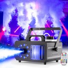 2000w Fog Smoke Machine Rgb Stage Party Fogger Rgb 9led Dmx Remote