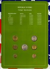 Coin Sets Of All Nations Peru 1985-1988 Unc 5 1 Intis 1987 50 Centimos 1988