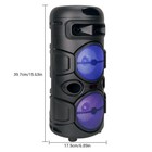 Dual 4  Portable Bluetooth Speaker Bt aux tws Sub Woofer Heavy Bass Sound System