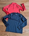 Under Armour Base Layer Mock long Sleeve Top Shirts Boy s Size M l  lot Of 2 