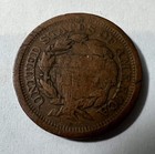 1850 Braided Hair Large Cent Damaged