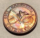     1940 Panama - 2 1 2 Centesimos - Rainbow Toned - Bu - C00193