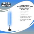 Star Wars Luke Skywalker Lightsaber Standing Lamp   5-feet Tall