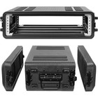 2u Rackmount Flight Case 12  Depth Rack Case  mic Storage For Dj Amplifier Audio