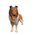 Vintage Collie Dog Figurine By Andrea Sadek Made In Japen  7733