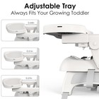 Bella   s Friends 3-in-1 Toddler Booster Seat   Adjustable Tray Foldable Portable