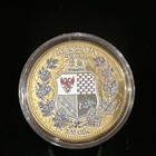 Germania Mint Allegories Columbia Germania Funky Holo Gilded 1oz Silver