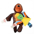 Selly s Den 2-pack Squeaky Dog Toys Durable Plush Gorilla   Duck Interactive Set