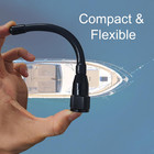 Marine Vhf Radio Antenna Low-profile 156-163mhz With 16ft Rg58 Low-loss Coaxial