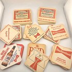 Vintage Budweiser Beer Coasters Lot Of 160  Anheuser Busch Barware Breweriana