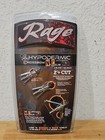 New Sealed Rage Hypodermic 100 Grain Expandable Broadhead 3 Pack - Crossbow