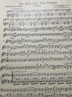 Vintage Sheet Music Blue Danube Waltz C  1923 Piano Violin Century Music Ny