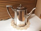 Vtg Reed   Barton Large Hotel Silver Soldered Coffee Pot