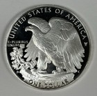 2009 U s  Silver Eagle Dollar Overstrike Proof Finish - Moonlight Mint