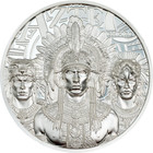 2025 Cook Islands Legends Aztec Empire Coin Hr 1 Oz  999 Silver Cit Mint Box coa