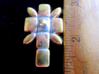 Beautiful Czech Vintage Style Glass Rhinestone Button    Emerald Green   Crystal