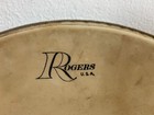 Rogers 60s Vtg 16-inch Floor Tom Drum Head Drumhead Logo Factory White Coated Us
