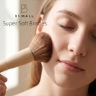 18 Piece Professional Makeup Brush Set With Travel Case For Face And Eyes Beauty