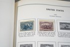 Us 1890s-1970s Collection Of 700  Stamps Mint   Used Stored In Harris Album