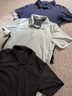 Adidas Men   s Golf Polos Size Medium   3 Shirts  
